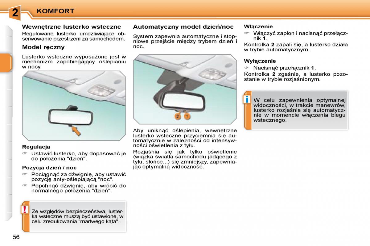 Peugeot 207 CC instrukcja obslugi / page 54