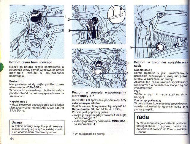 Renault 25 instrukcja obslugi / page 62