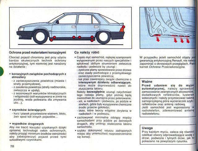 Renault 25 instrukcja obslugi / page 68