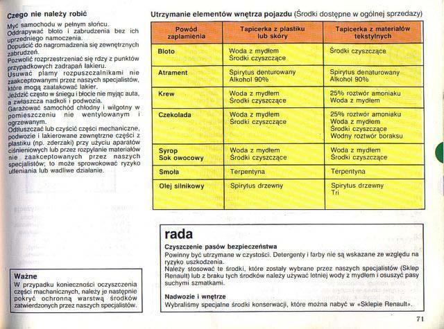 Renault 25 instrukcja obslugi / page 69