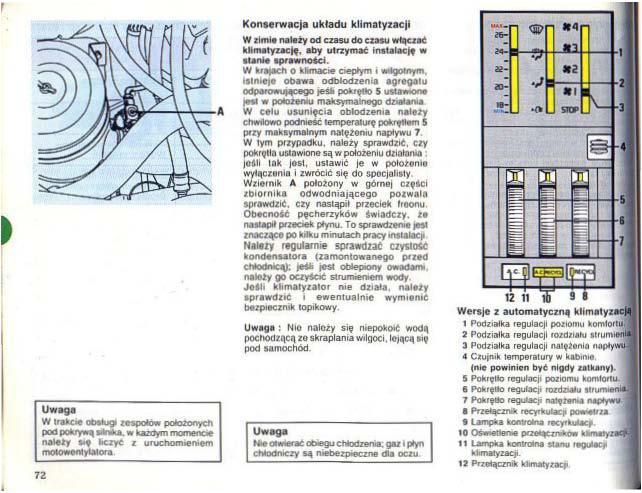 Renault 25 instrukcja obslugi / page 70