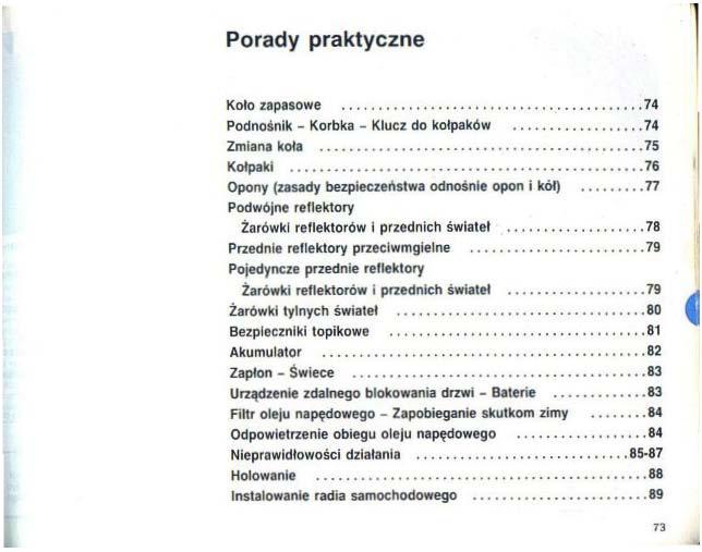 Renault 25 instrukcja obslugi / page 71