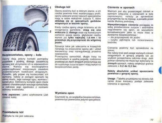 Renault 25 instrukcja obslugi / page 75