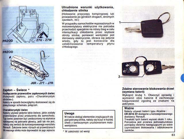 Renault 25 instrukcja obslugi / page 81