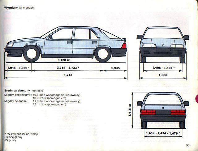 Renault 25 instrukcja obslugi / page 90