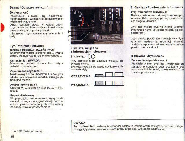 Renault 25 instrukcja obslugi / page 18