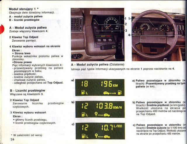 Renault 25 instrukcja obslugi / page 25