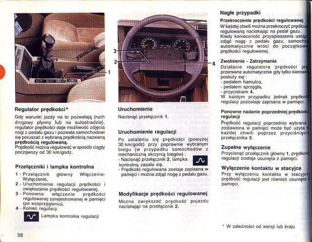 Renault 25 instrukcja obslugi / page 37