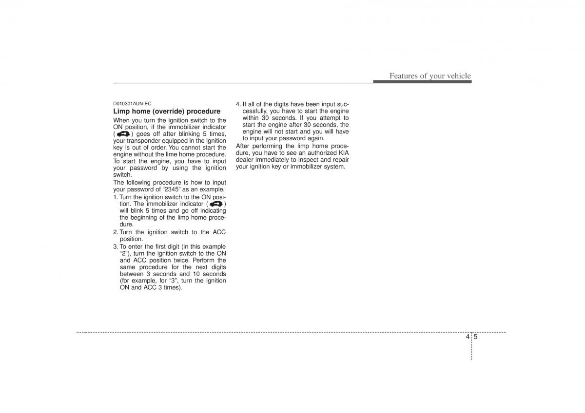 KIA Soul I 1 owners manual / page 77