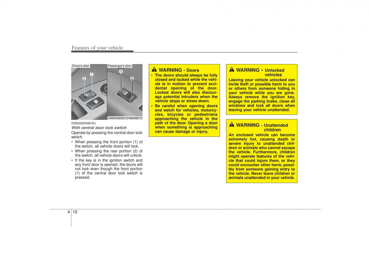 KIA Soul I 1 owners manual / page 82