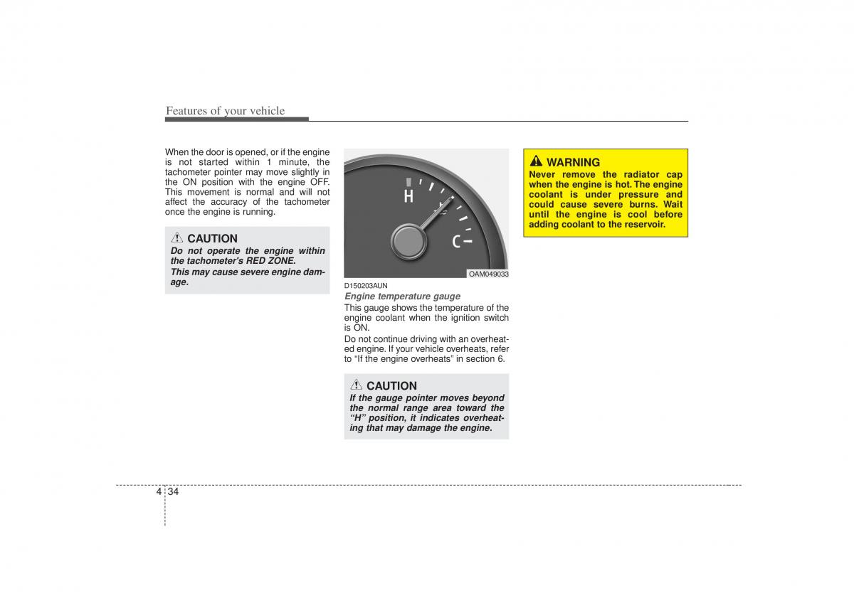 KIA Soul I 1 owners manual / page 106