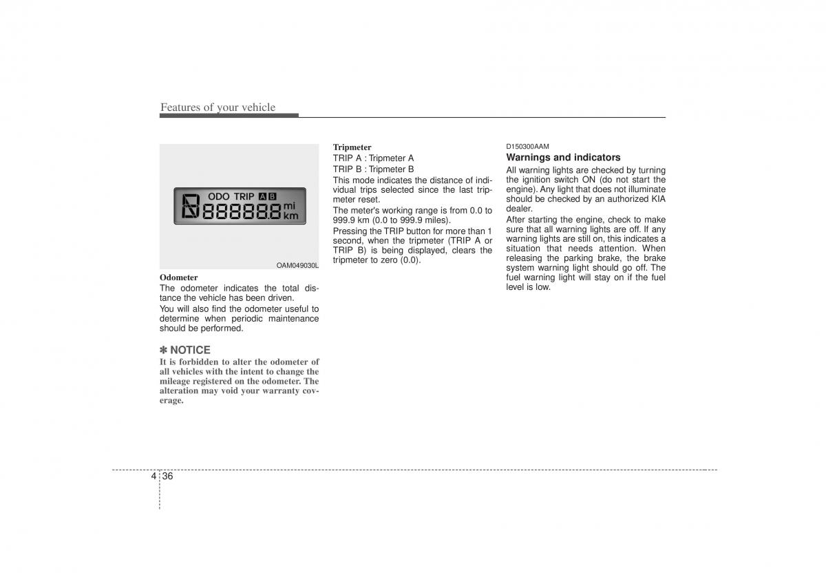 KIA Soul I 1 owners manual / page 108