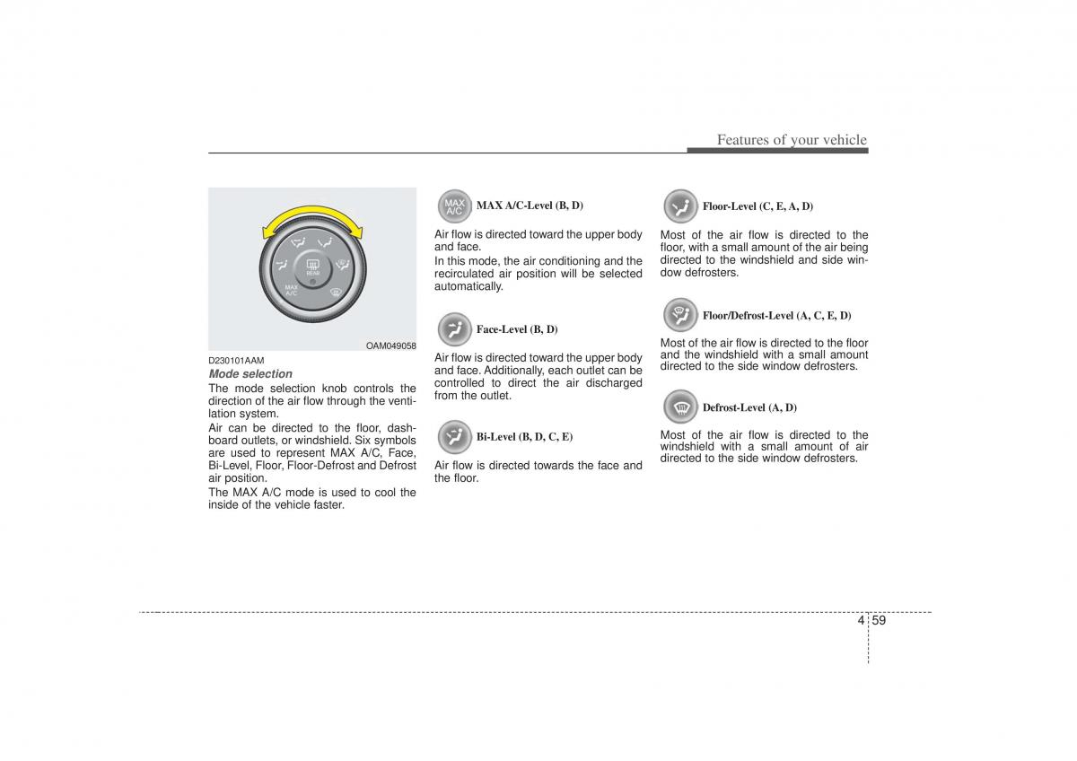 KIA Soul I 1 owners manual / page 131