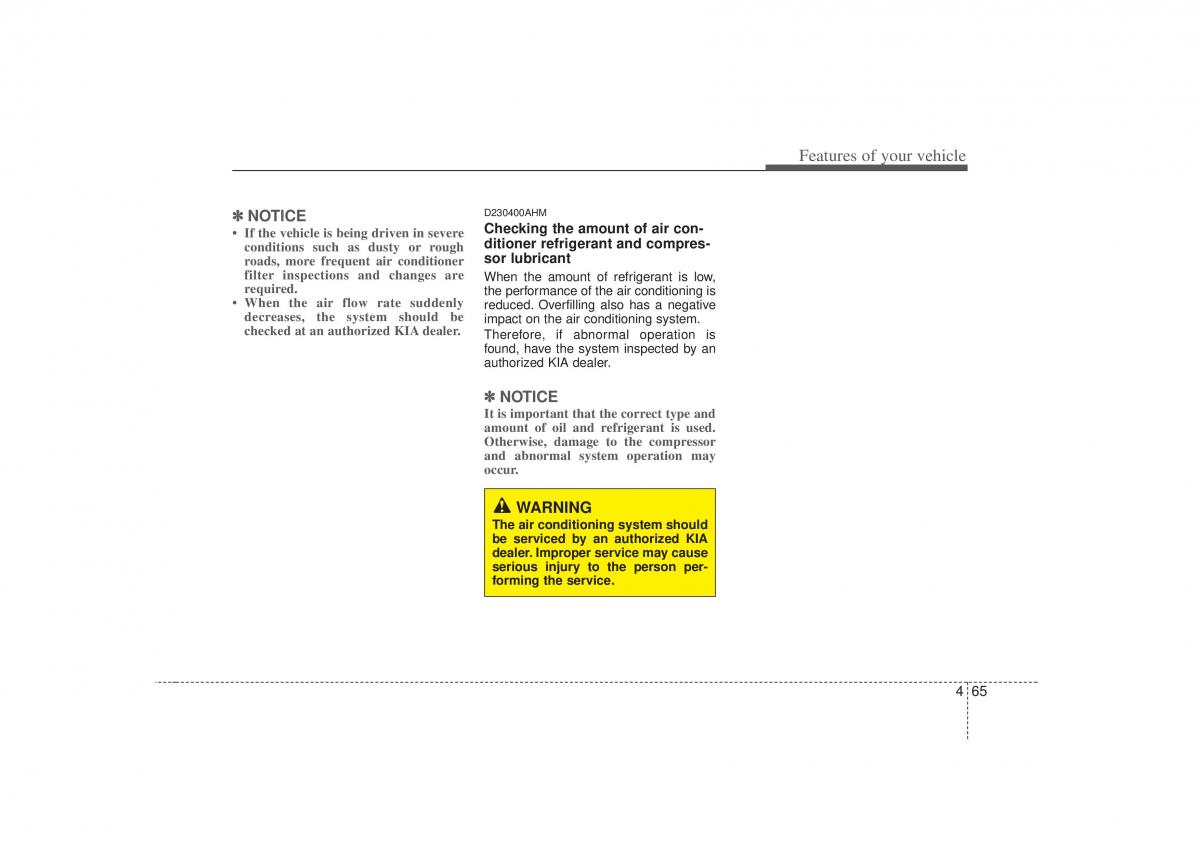 KIA Soul I 1 owners manual / page 137