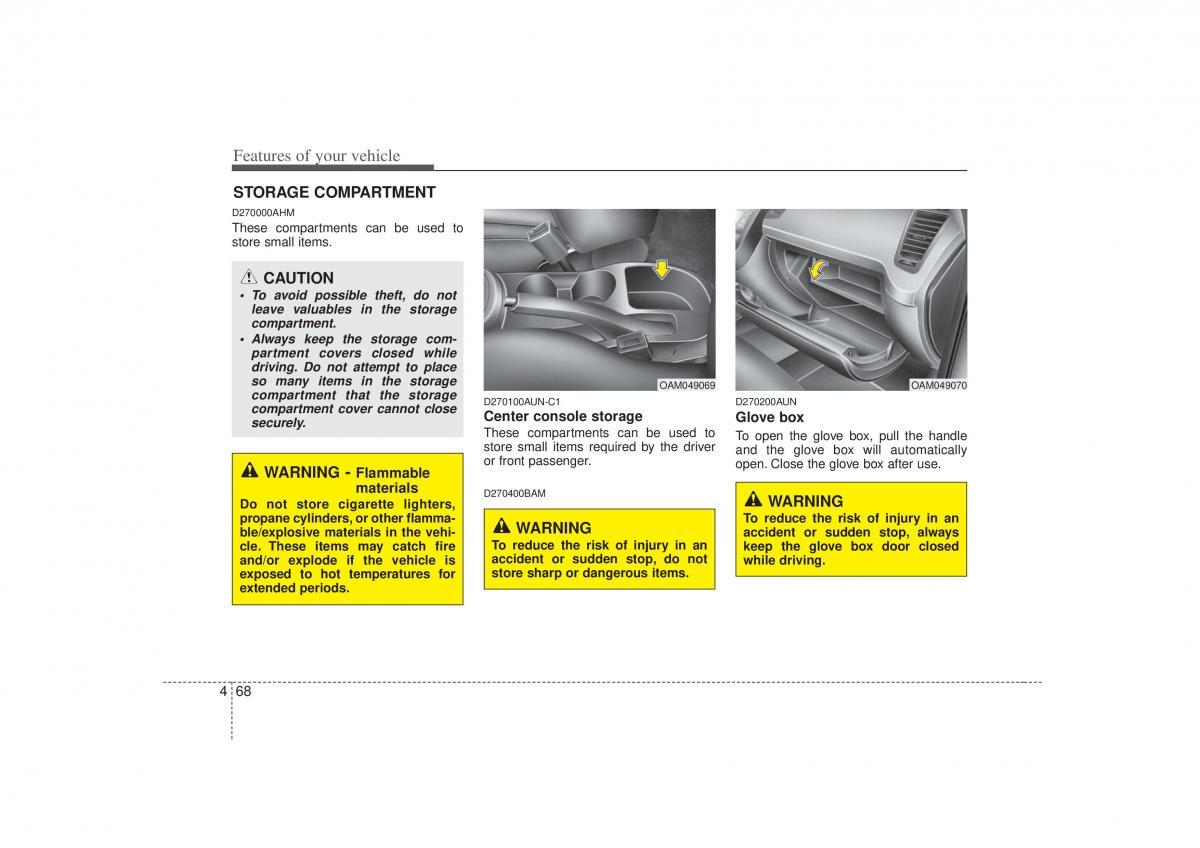 KIA Soul I 1 owners manual / page 140