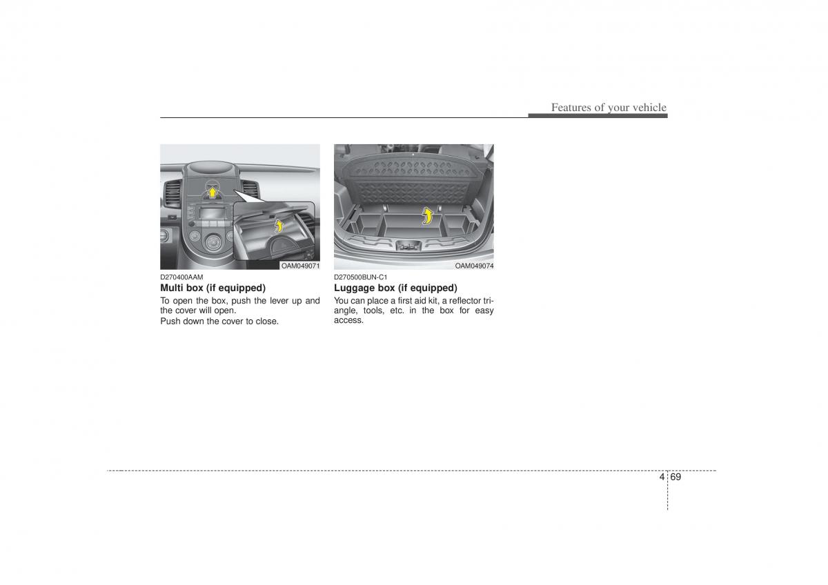 KIA Soul I 1 owners manual / page 141