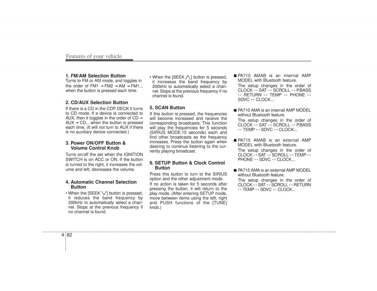 KIA Soul I 1 owners manual / page 154