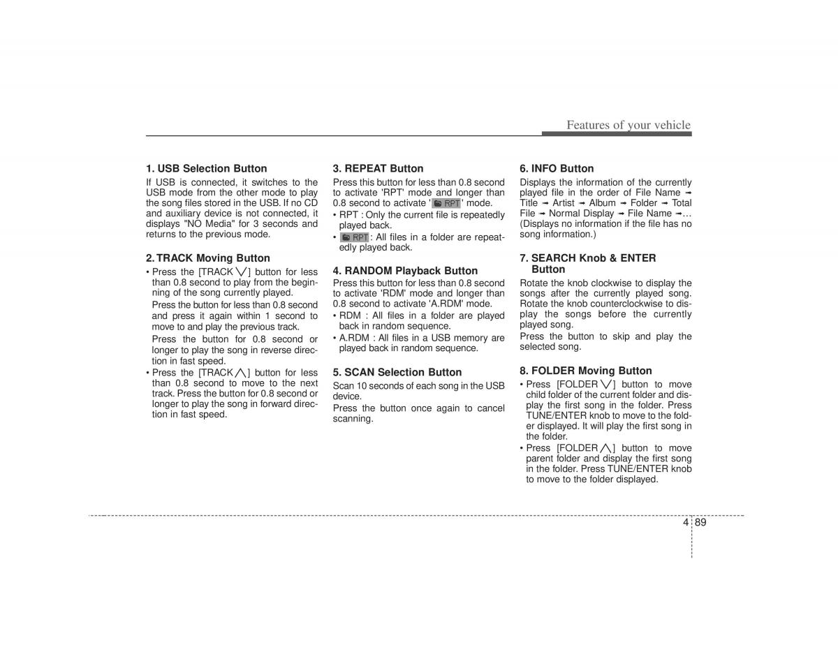 KIA Soul I 1 owners manual / page 161