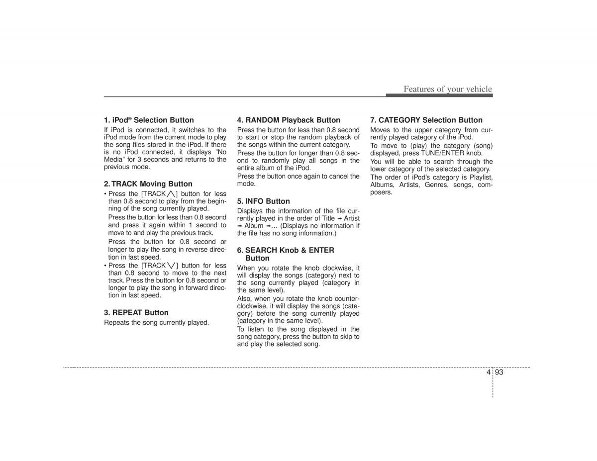 KIA Soul I 1 owners manual / page 165