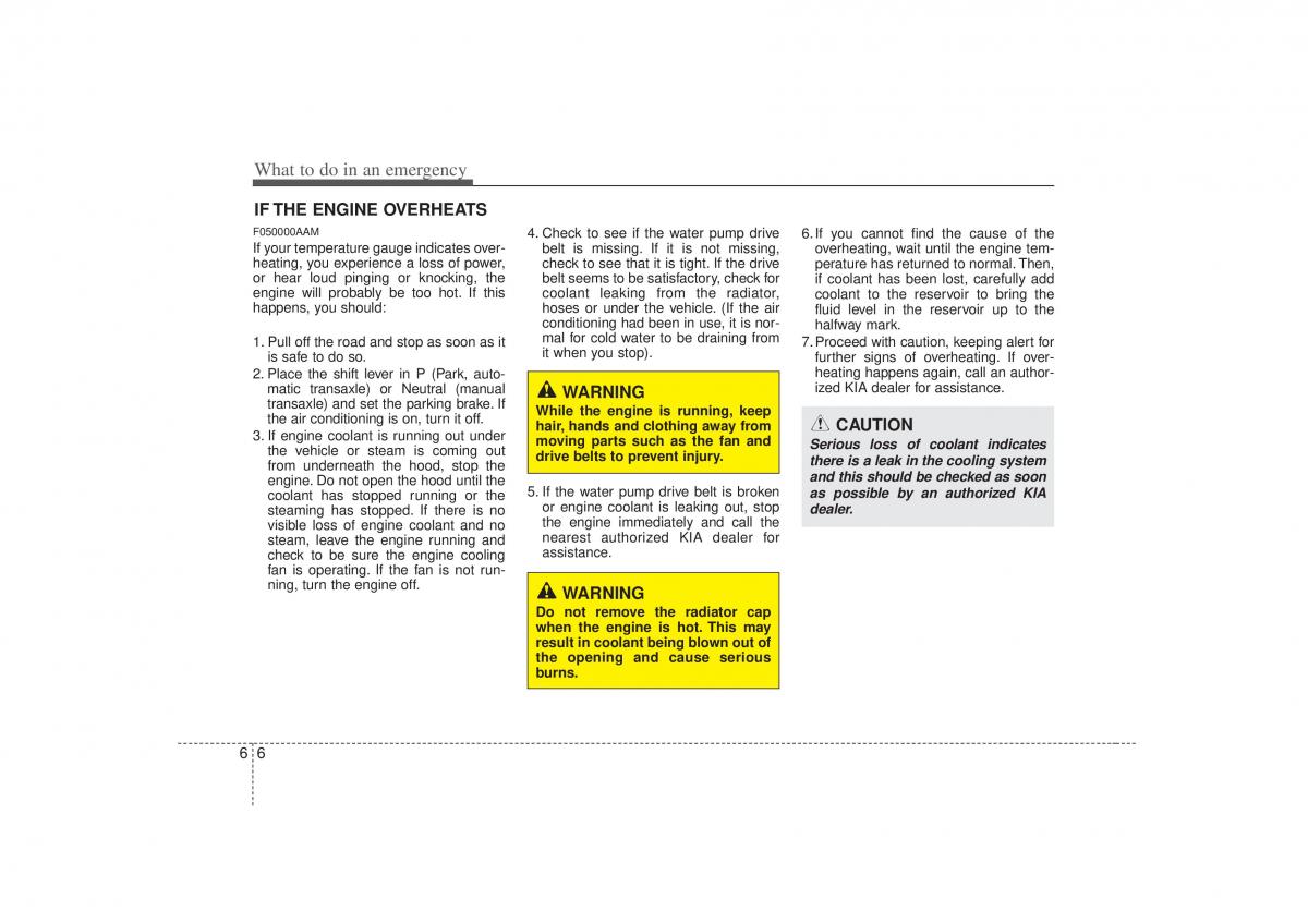 KIA Soul I 1 owners manual / page 225