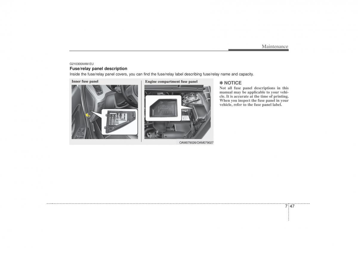 KIA Soul I 1 owners manual / page 290