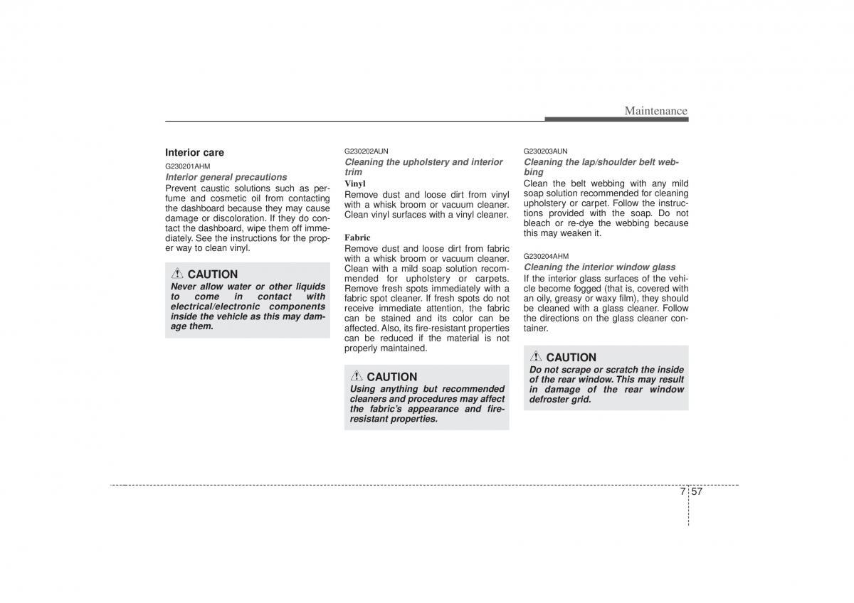 KIA Soul I 1 owners manual / page 300