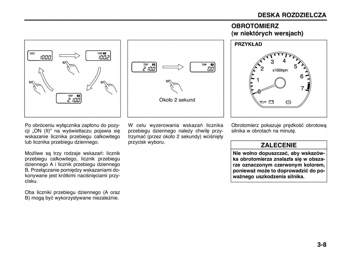 Suzuki Wagon R II 2 instrukcja obslugi / page 59