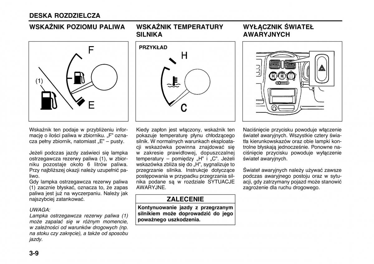 Suzuki Wagon R II 2 instrukcja obslugi / page 60