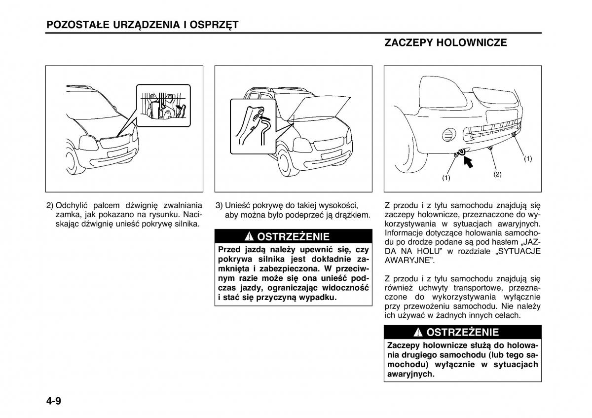 Suzuki Wagon R II 2 instrukcja obslugi / page 78