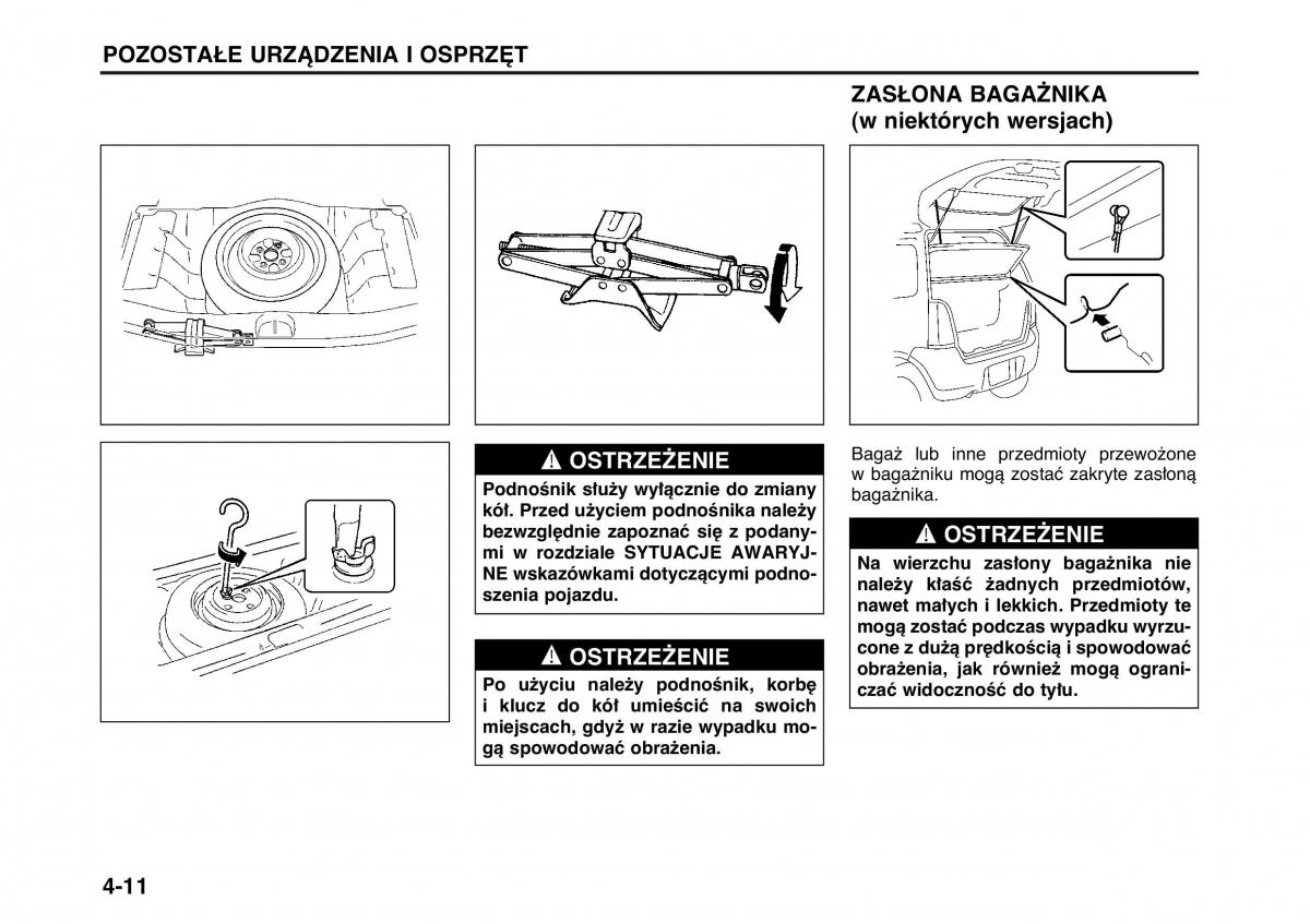 Suzuki Wagon R II 2 instrukcja obslugi / page 80