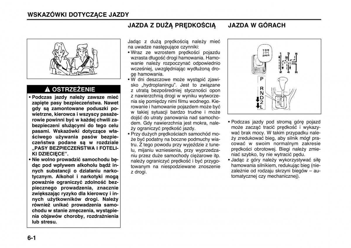 Suzuki Wagon R II 2 instrukcja obslugi / page 100