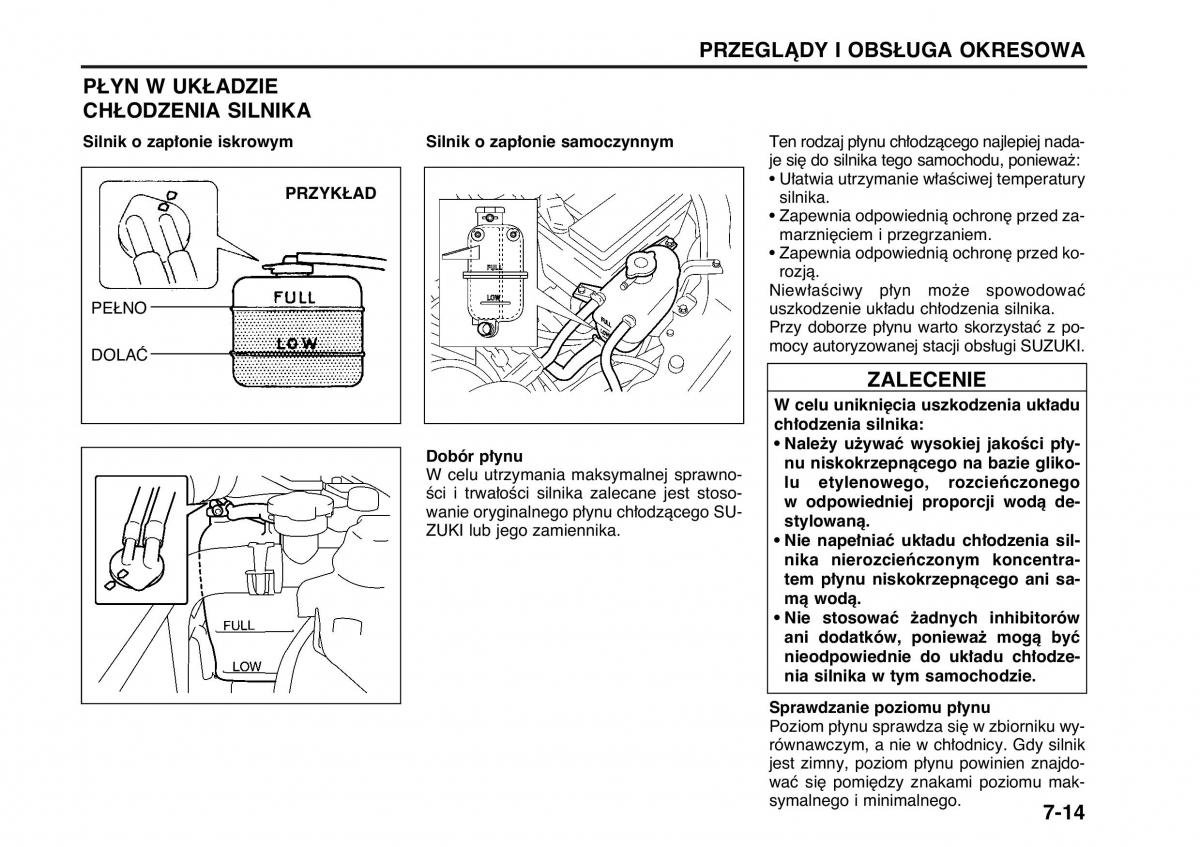 Suzuki Wagon R II 2 instrukcja obslugi / page 117