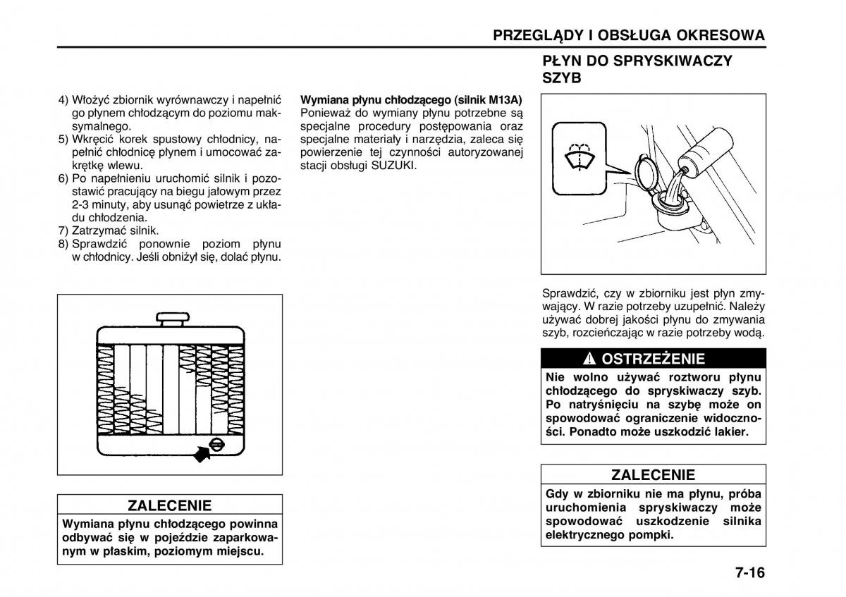 Suzuki Wagon R II 2 instrukcja obslugi / page 119