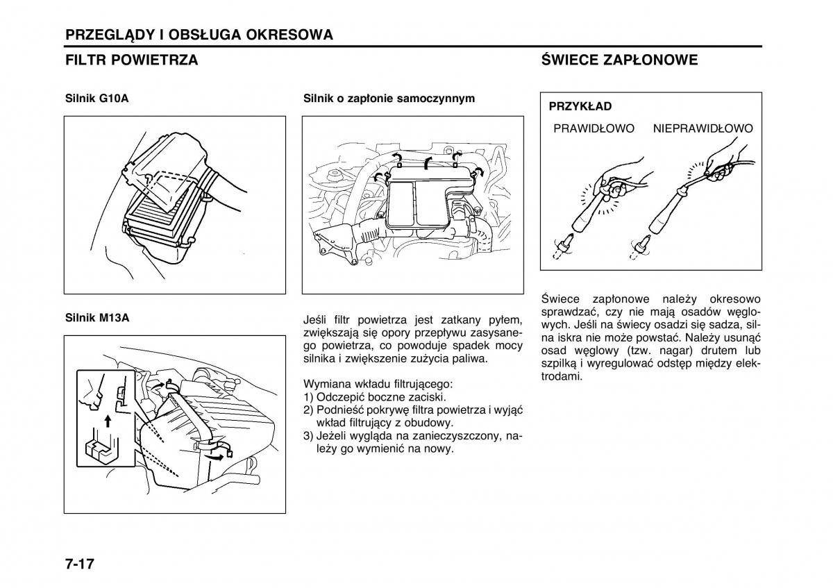 Suzuki Wagon R II 2 instrukcja obslugi / page 120