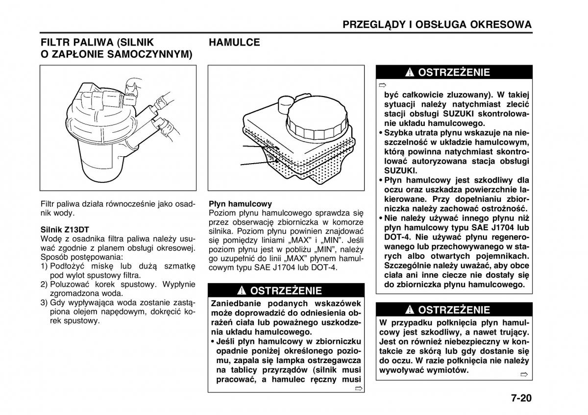 Suzuki Wagon R II 2 instrukcja obslugi / page 123