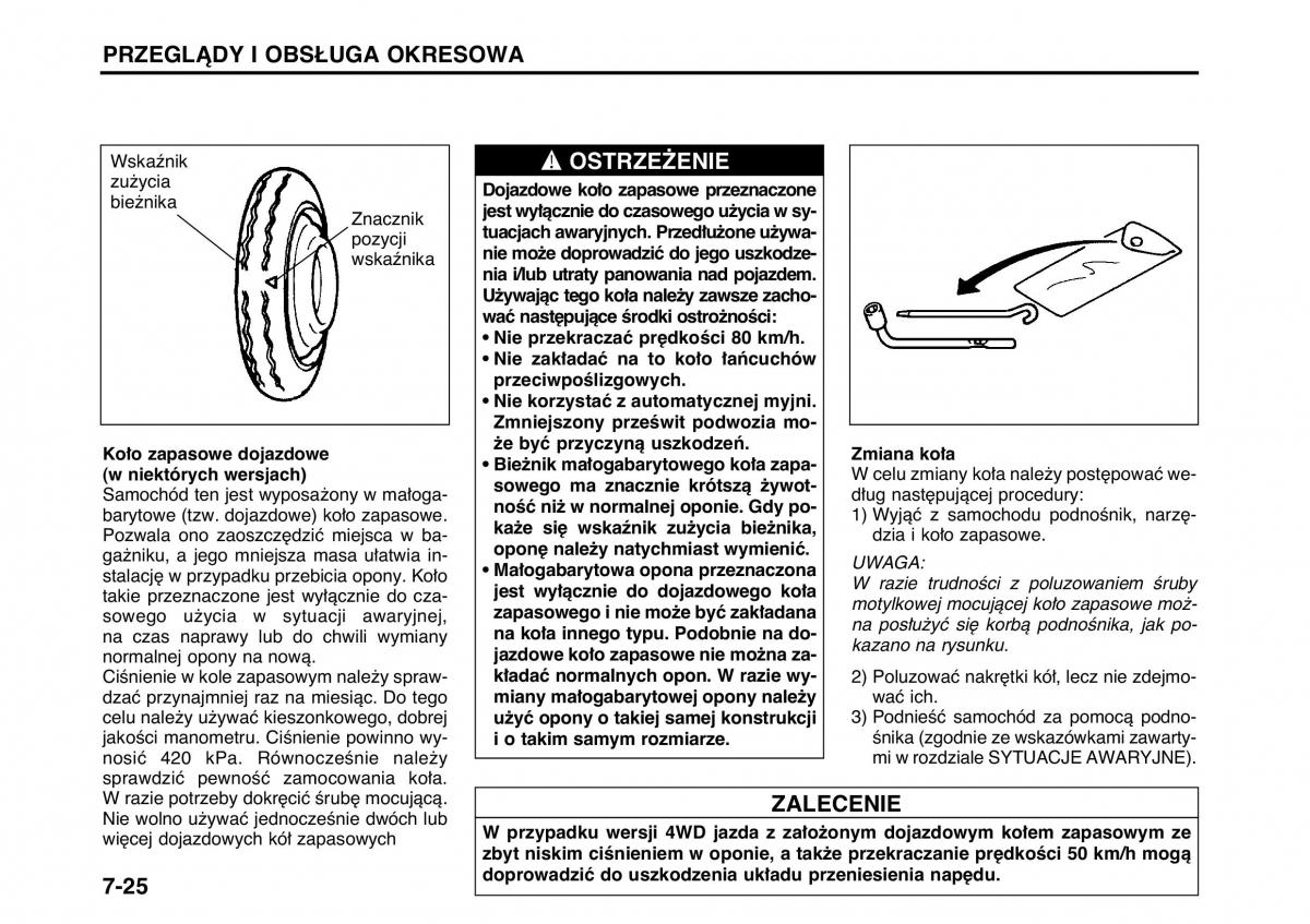 Suzuki Wagon R II 2 instrukcja obslugi / page 128