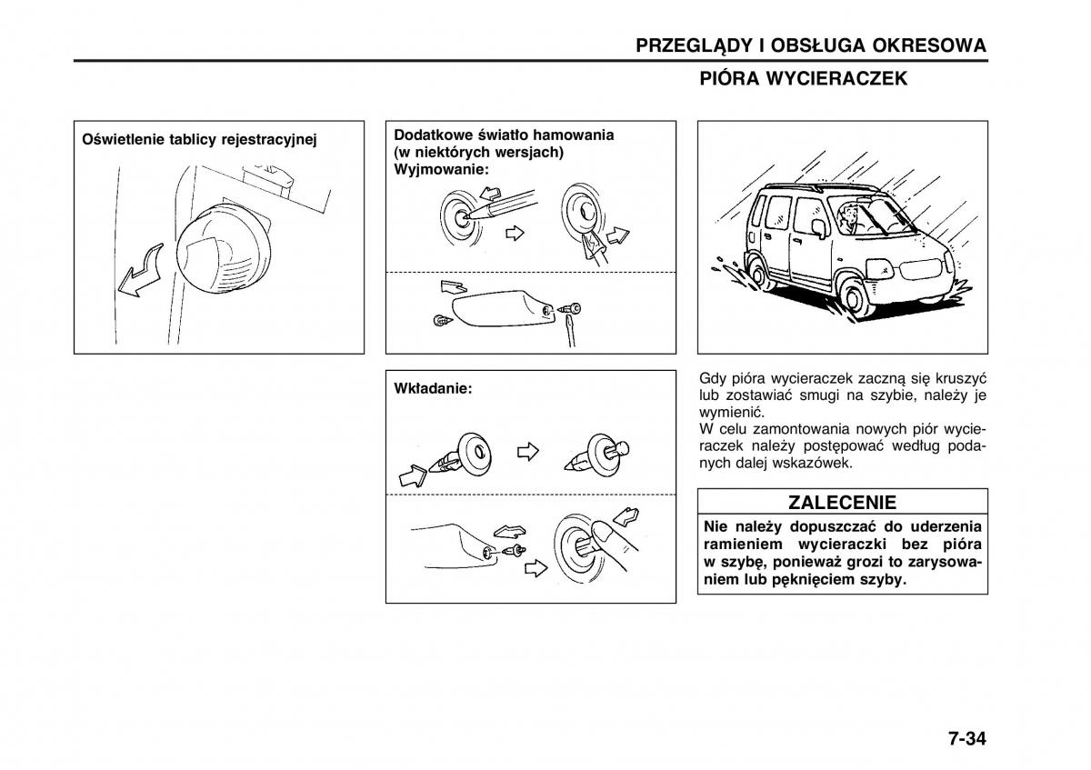 Suzuki Wagon R II 2 instrukcja obslugi / page 137