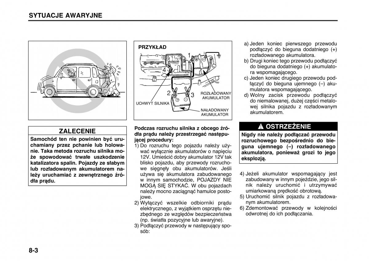 Suzuki Wagon R II 2 instrukcja obslugi / page 146