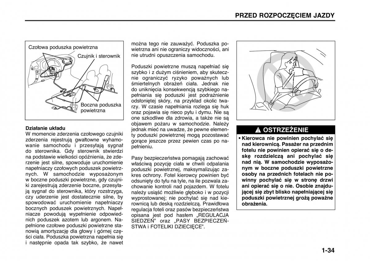 Suzuki Wagon R II 2 instrukcja obslugi / page 43