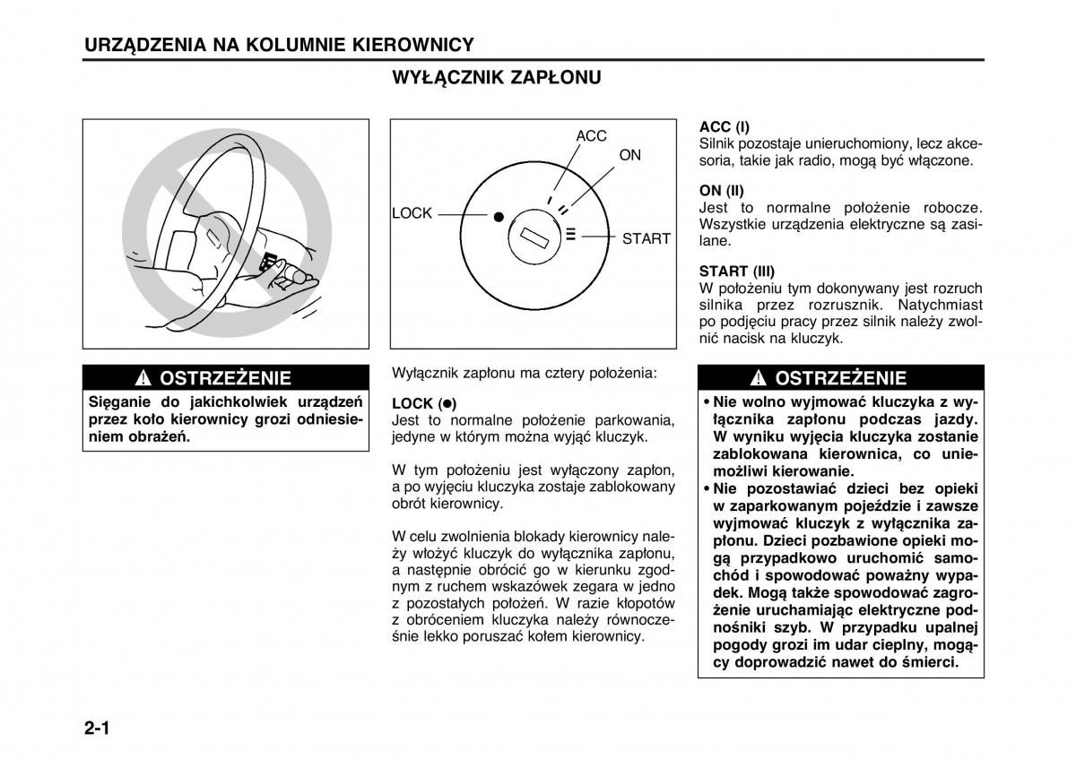 Suzuki Wagon R II 2 instrukcja obslugi / page 46