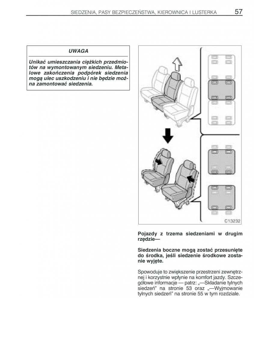 Toyota Previa II 2 instrukcja obslugi / page 66