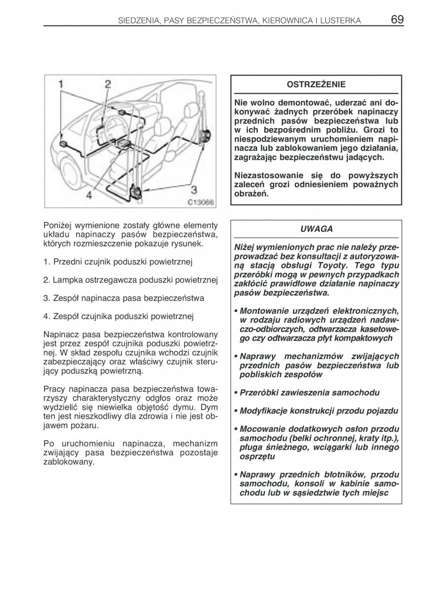 Toyota Previa II 2 instrukcja obslugi / page 78