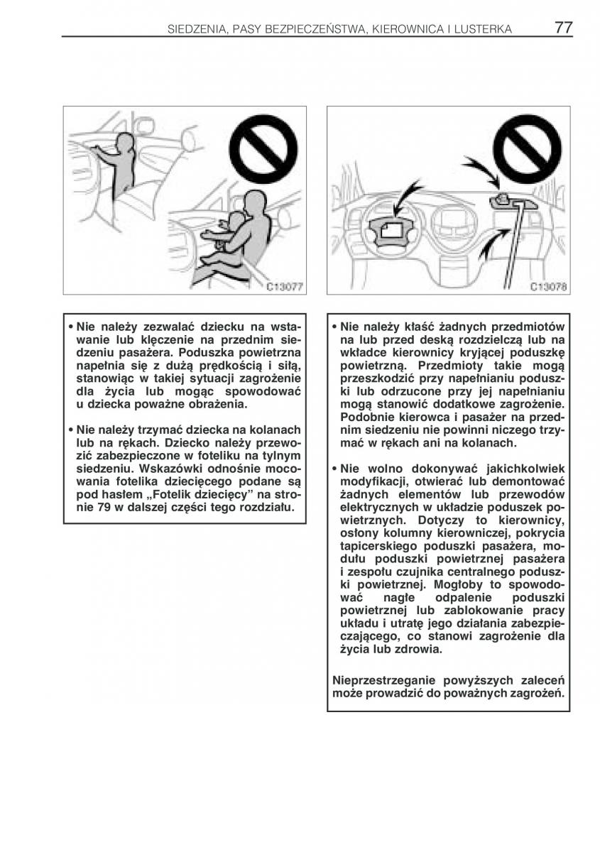 Toyota Previa II 2 instrukcja obslugi / page 86