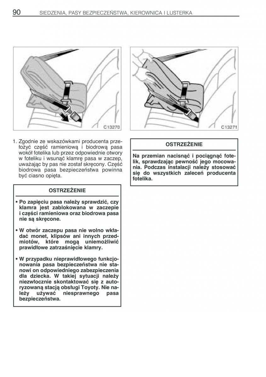 Toyota Previa II 2 instrukcja obslugi / page 99