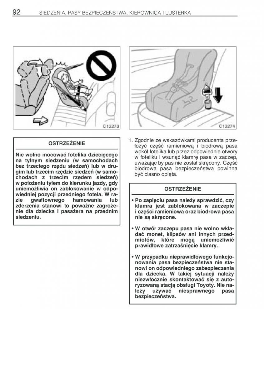 Toyota Previa II 2 instrukcja obslugi / page 101