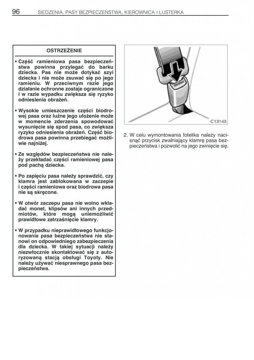 Toyota Previa II 2 instrukcja obslugi / page 105