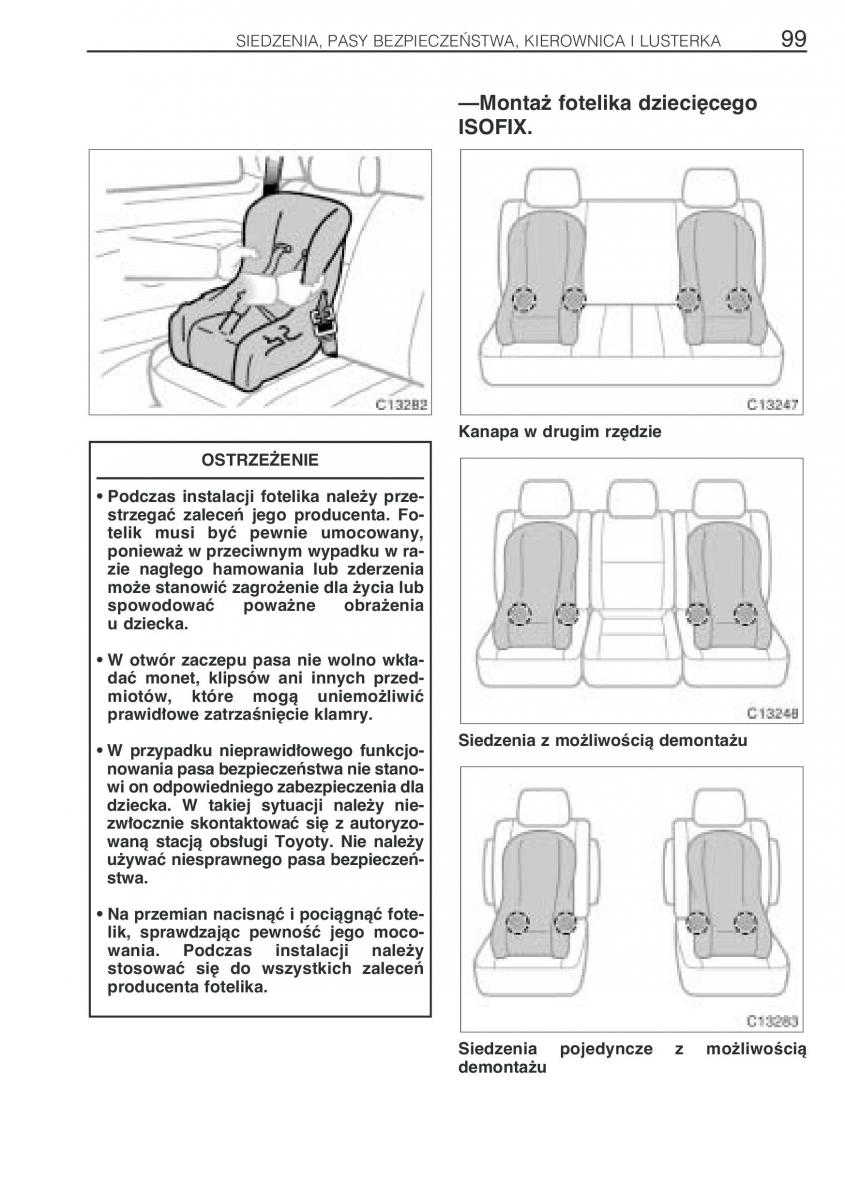 Toyota Previa II 2 instrukcja obslugi / page 108