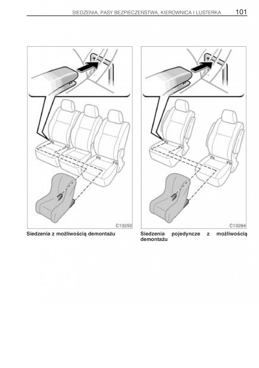 Toyota Previa II 2 instrukcja obslugi / page 110