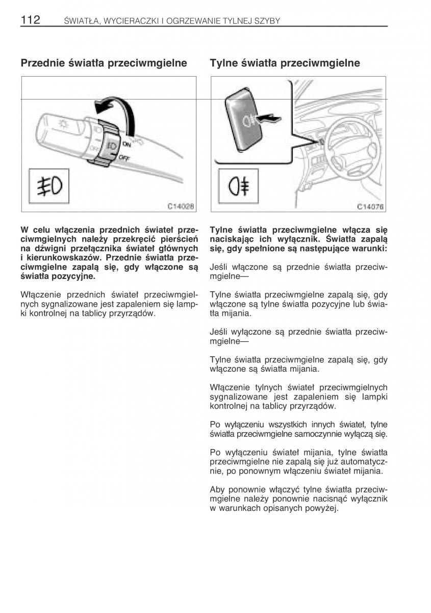 Toyota Previa II 2 instrukcja obslugi / page 121