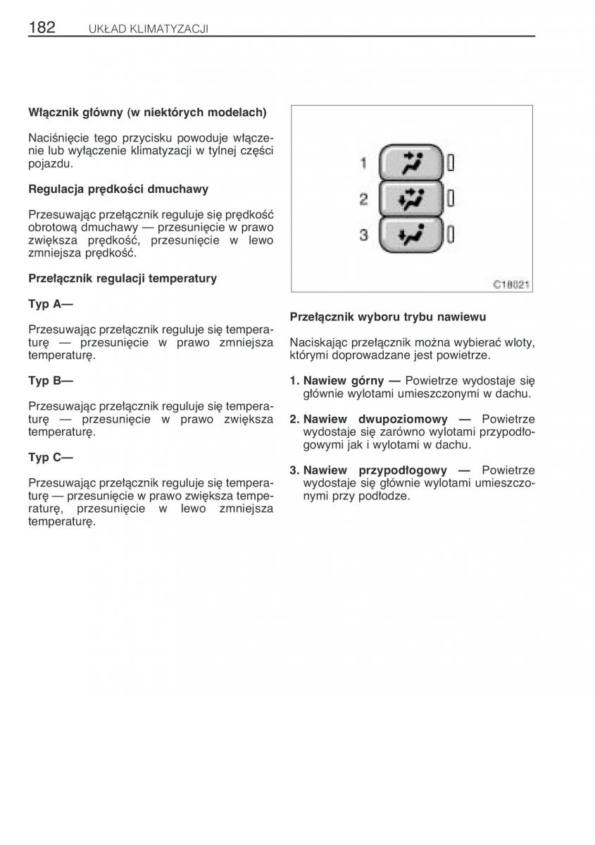 Toyota Previa II 2 instrukcja obslugi / page 191